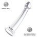 Прозрачный дилдо ToyFa Jelly Dildo S