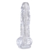 Фаллос King Cock Clear 8", Pipedream