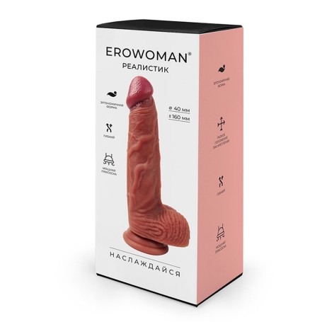 Фаллос-реалистик Erowoman ER-30126